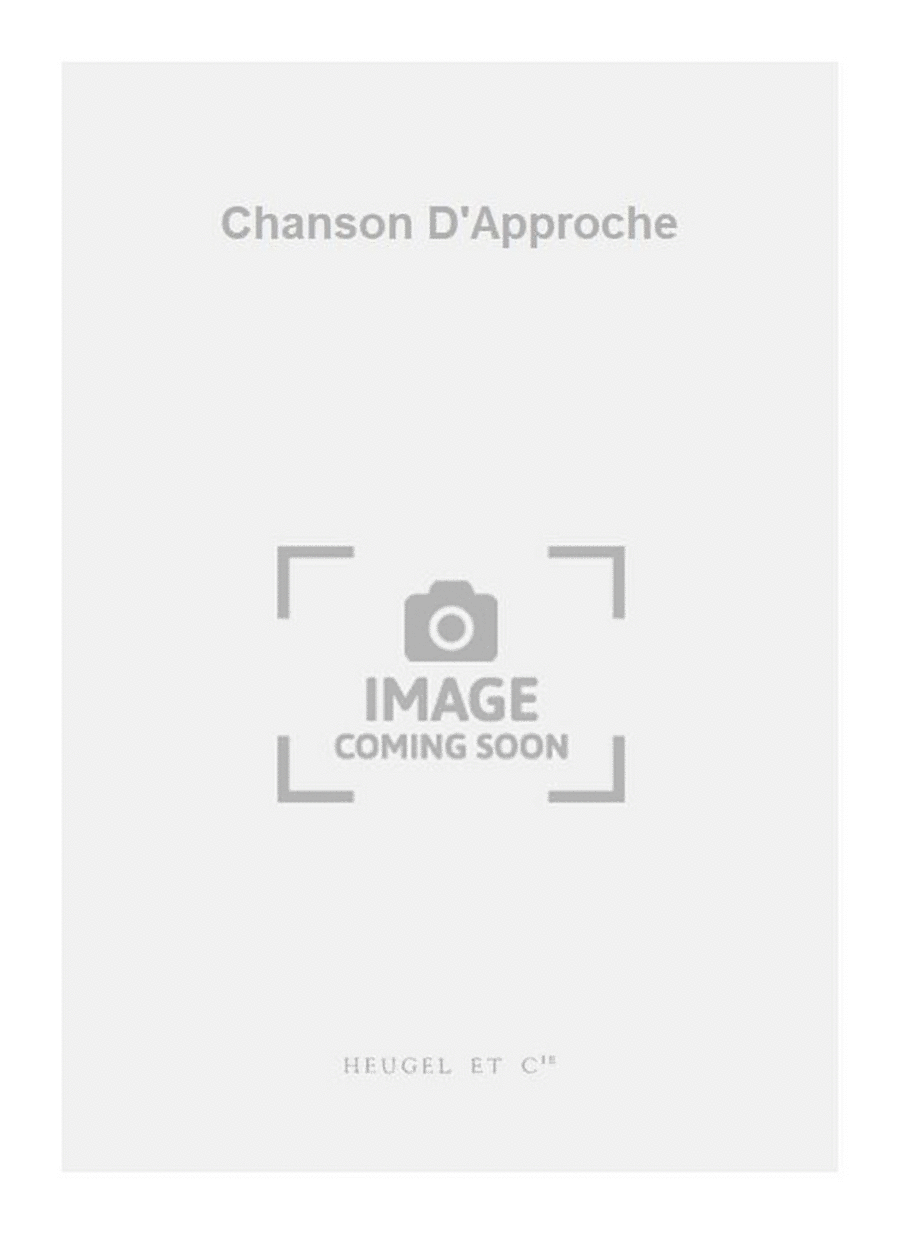 Chanson D'Approche Piano Solo scores gallery preview page 1