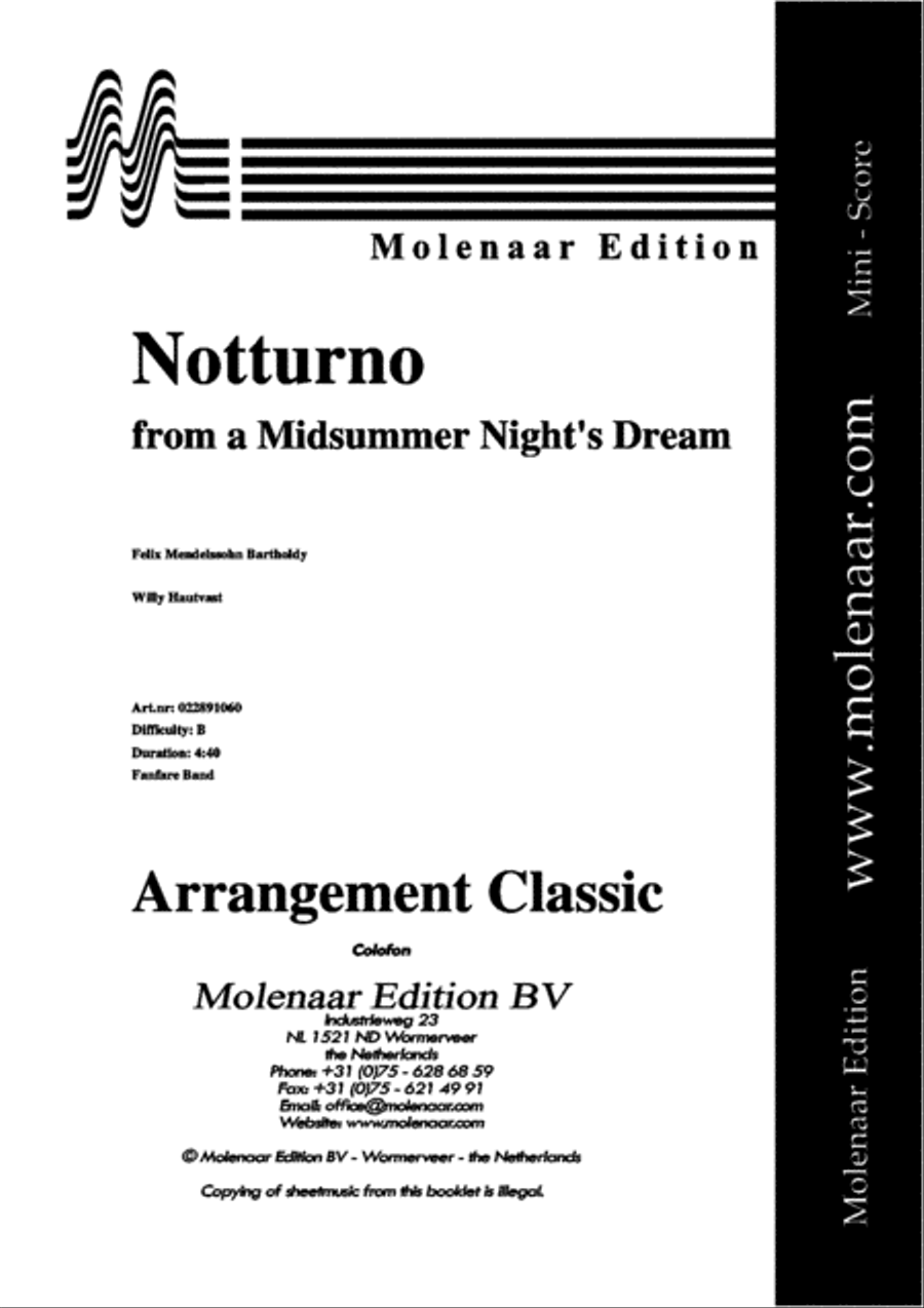 Notturno Fanfare Band scores gallery preview page 2
