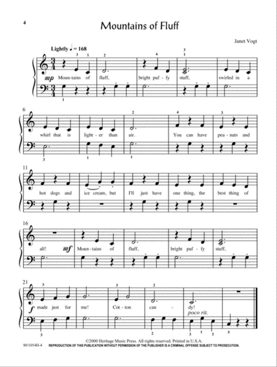 Amusement Park Suite Amusement Park Suite Easy Piano scores gallery preview page 4