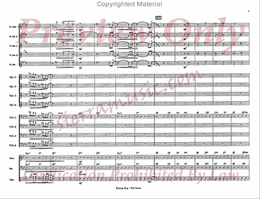Kissing Bug Big Band scores gallery preview page 8