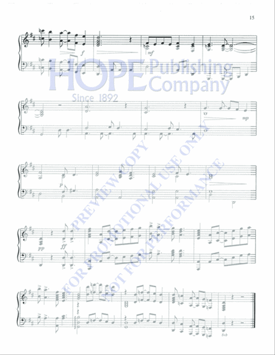 Amazing Grace Amazing Grace Piano Solo scores gallery preview page 21