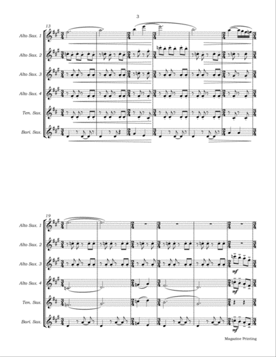 Magazine Printing Woodwind Ensemble scores gallery preview page 6