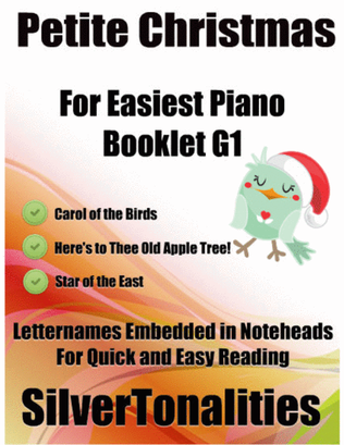 Book cover for Petite Christmas for Easiest Piano Booklet G1