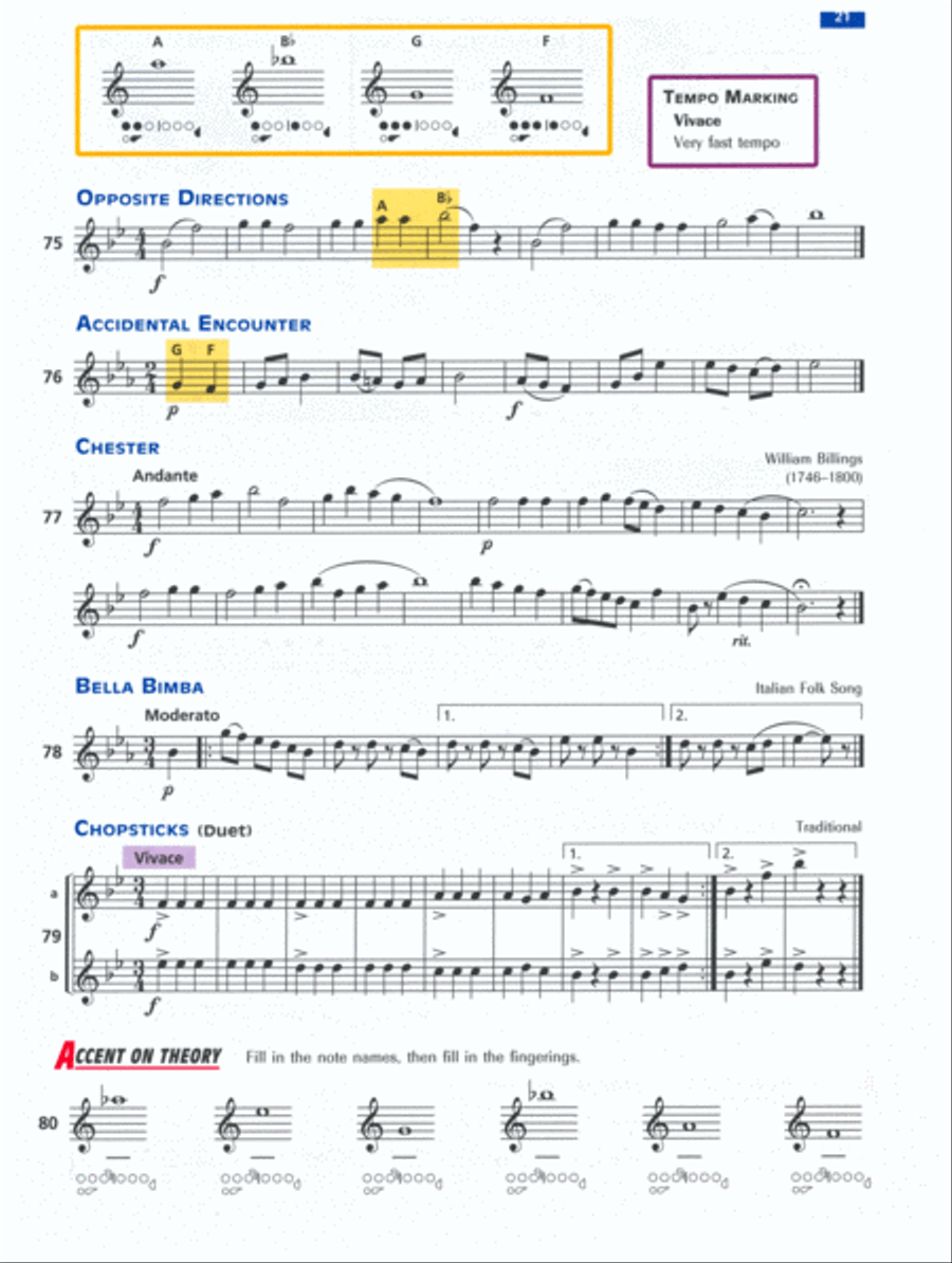 Accent on Achievement, Book 1 Concert Band Methods scores gallery preview page 2