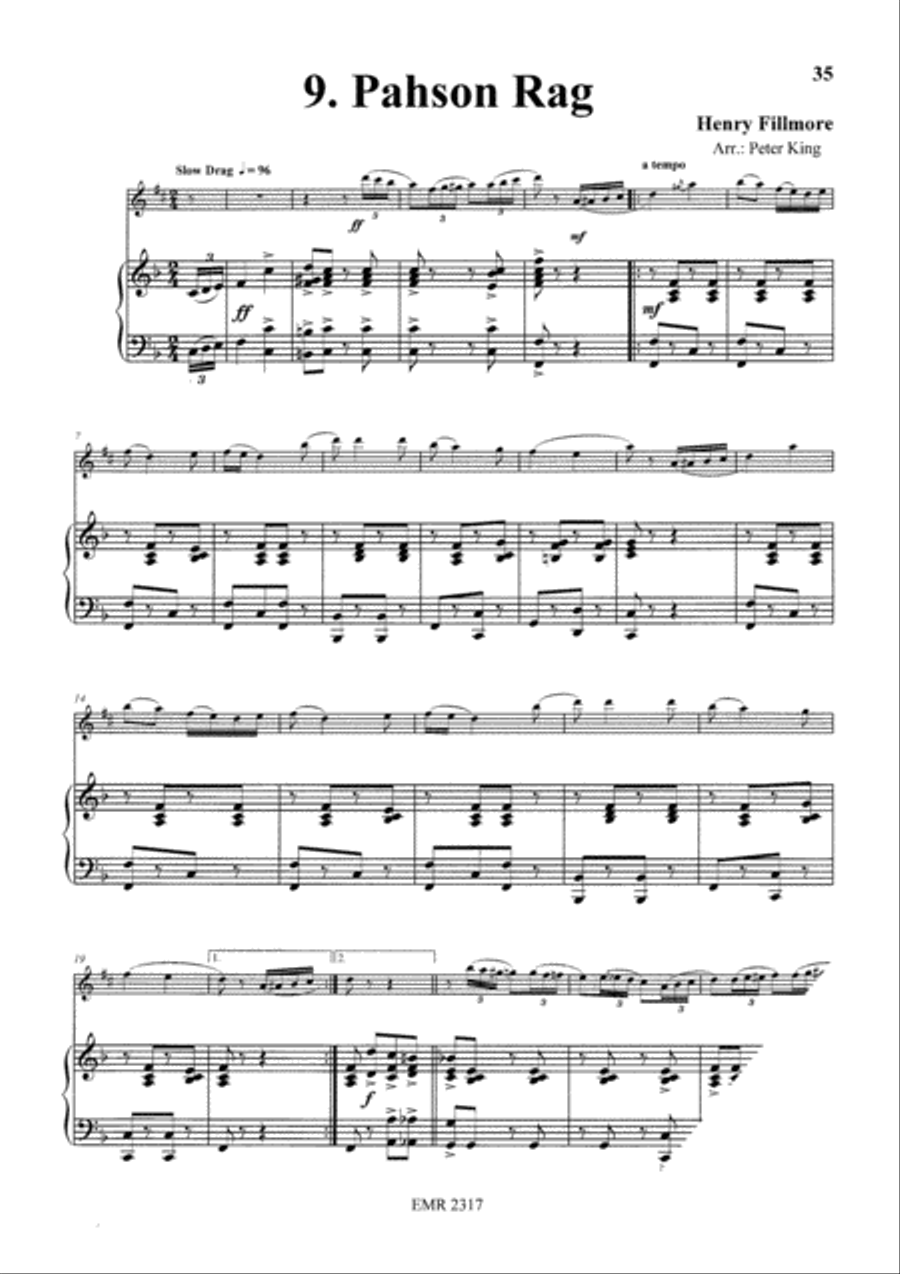 15 Rags Alto Saxophone scores gallery preview page 11