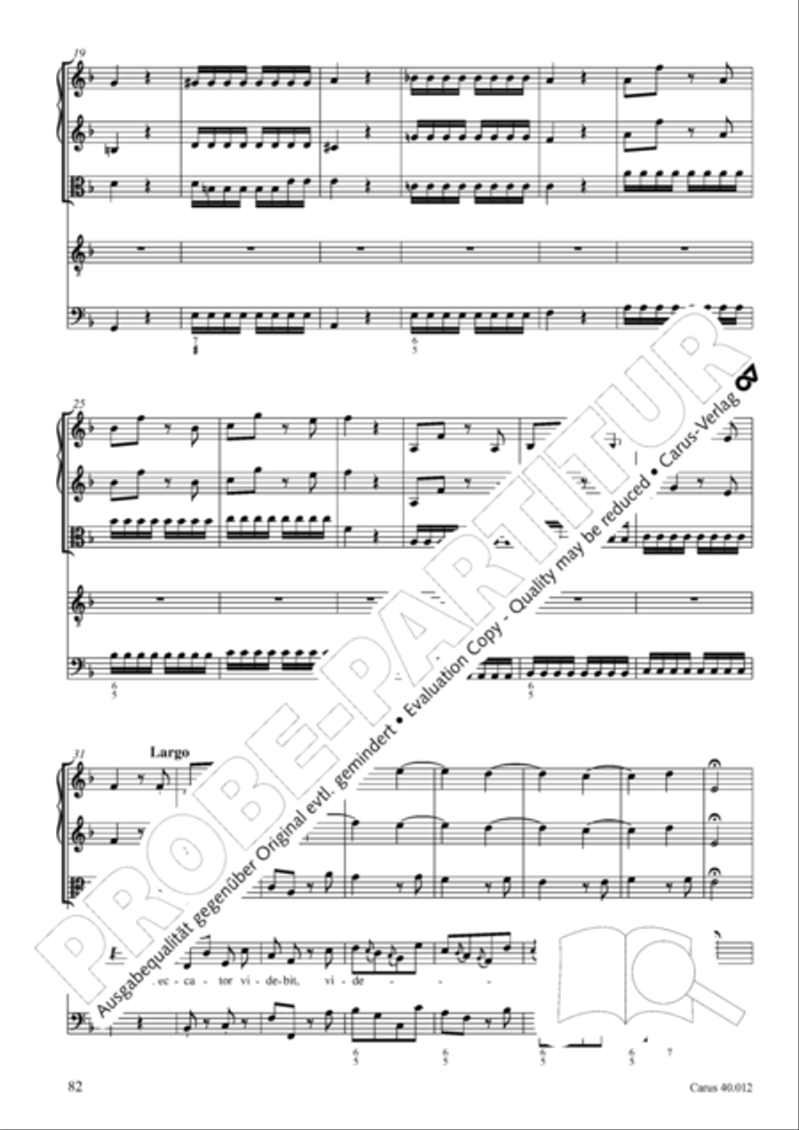 Beatus vir (How blest is he) Psalm 111 4-Part scores gallery preview page 83
