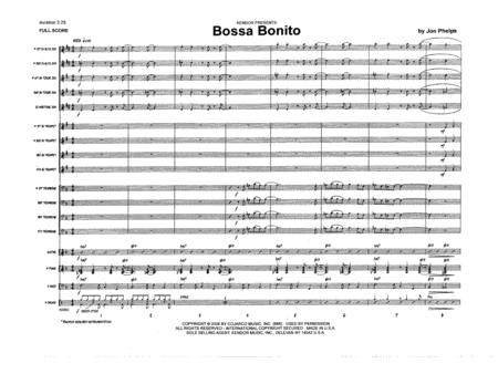 Bossa Bonito - Full Score