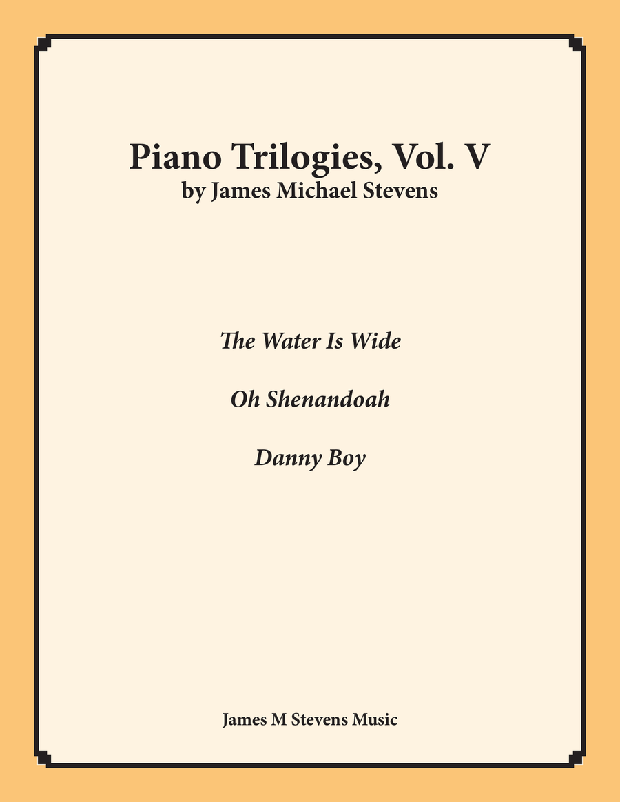 Piano Trilogies, Vol. V (Folk Songs) Piano Solo scores gallery preview page 1