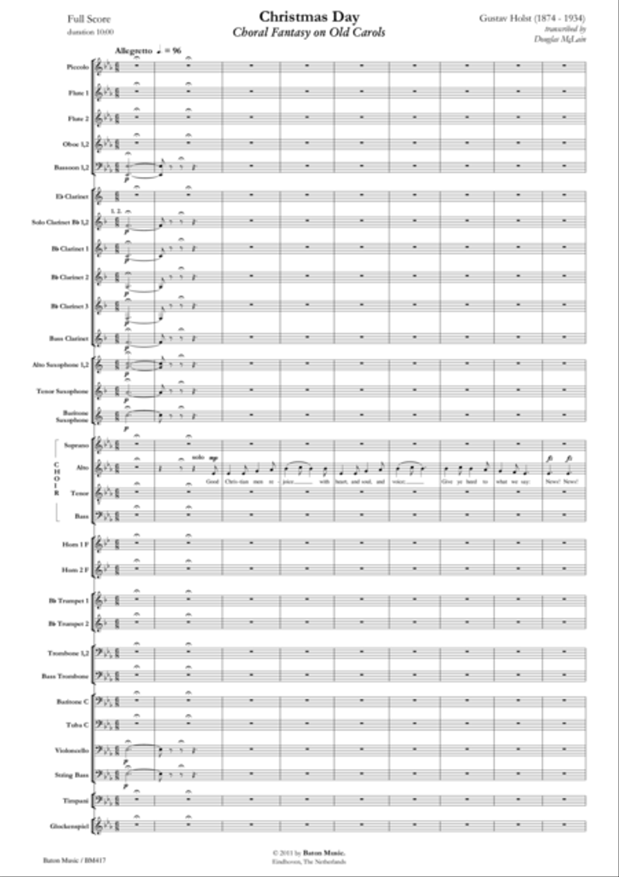 Christmas Day Choir scores gallery preview page 2