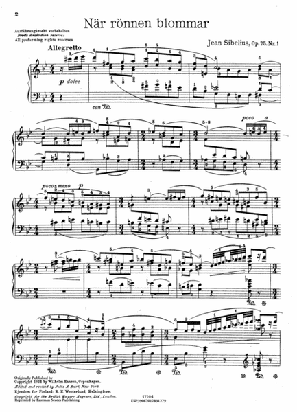 Cinq morceaux : pour piano, op. 75