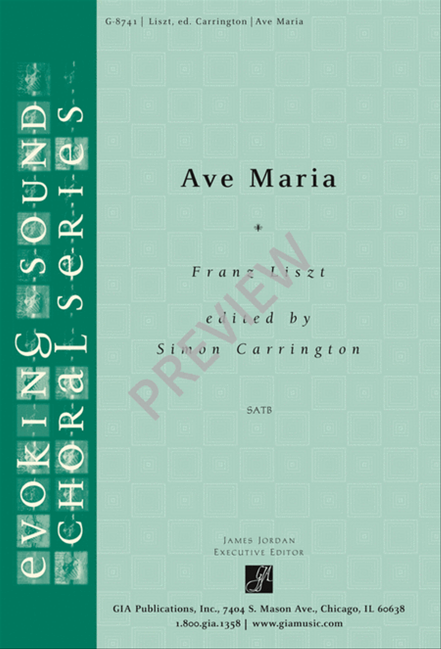 Ave Maria 4-Part scores gallery preview page 2