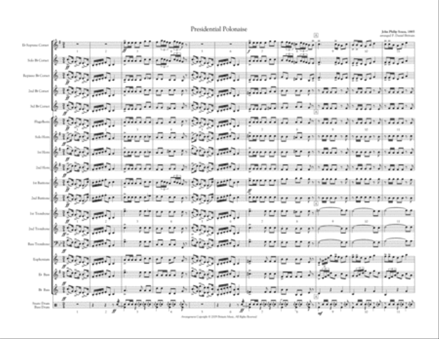 Presidential Polonaise - Brass Band Edition image number null