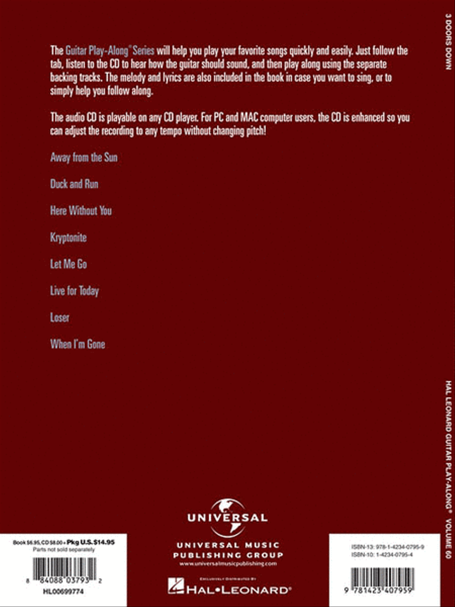 3 Doors Down Acoustic Guitar scores gallery preview page 2