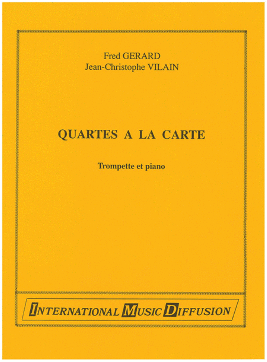 Quartes A La Carte Trumpet Solo scores gallery preview page 1