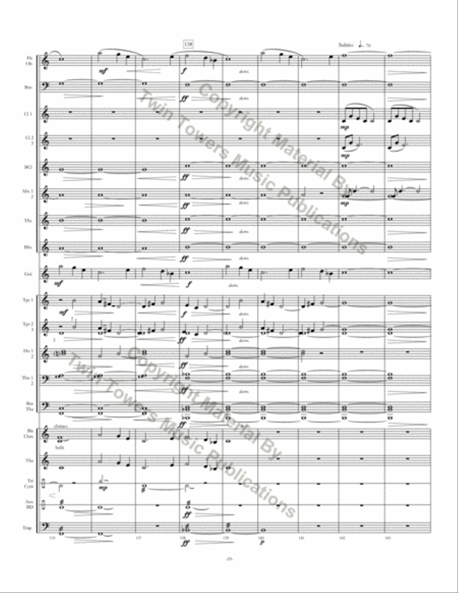 Almost Home Almost Home Concert Band scores gallery preview page 20