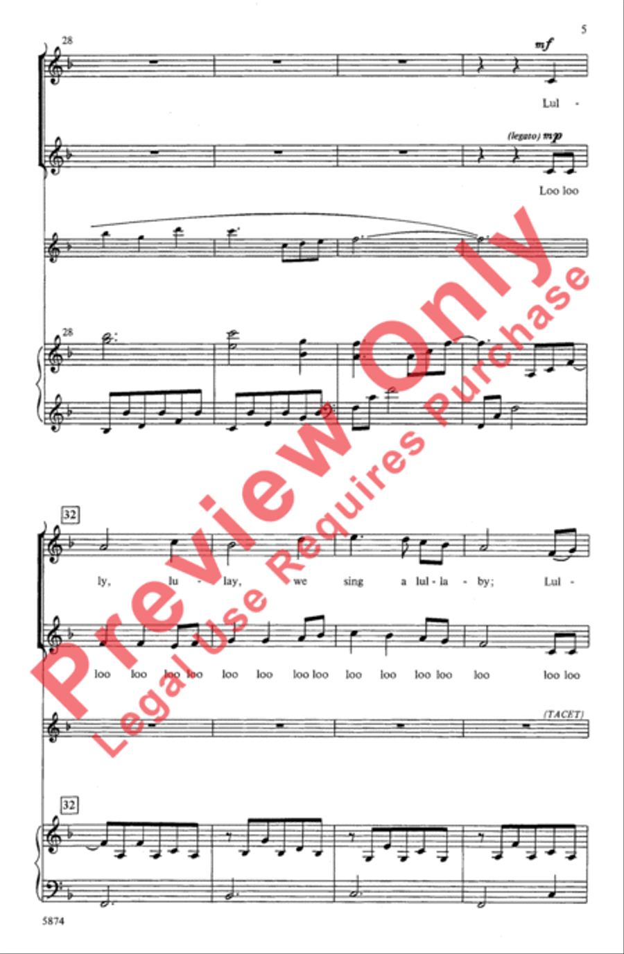 Child of Peace Child of Peace 2-Part scores gallery preview page 5