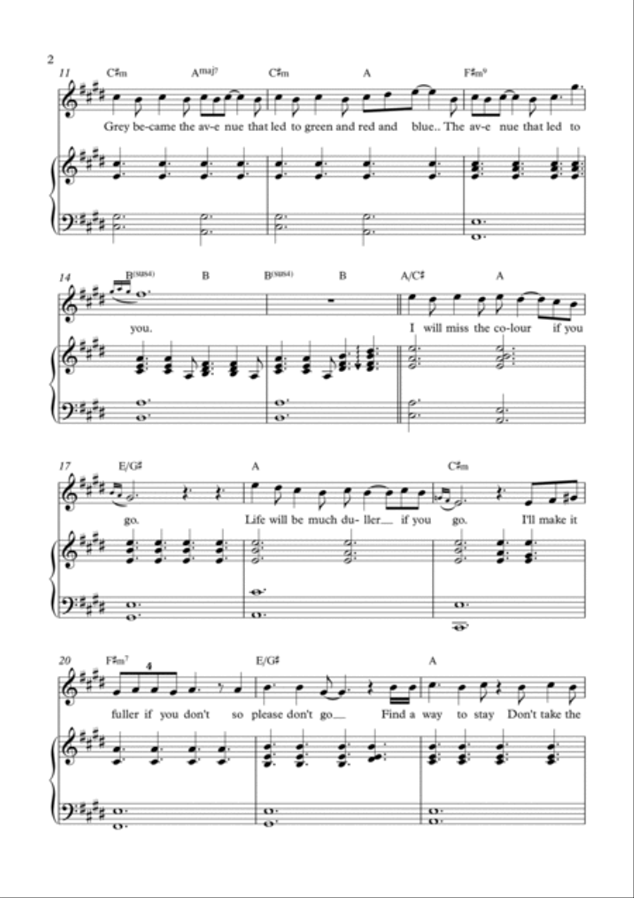 THE AVENUE Tenor Voice scores gallery preview page 2