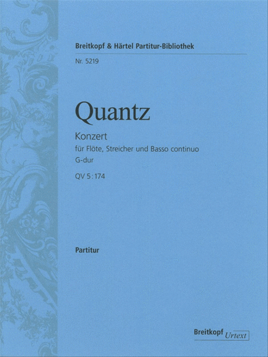 Flotenkonzert G-dur Qv 5:174