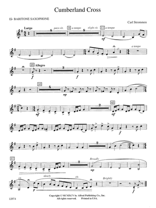 Cumberland Cross: E-flat Baritone Saxophone