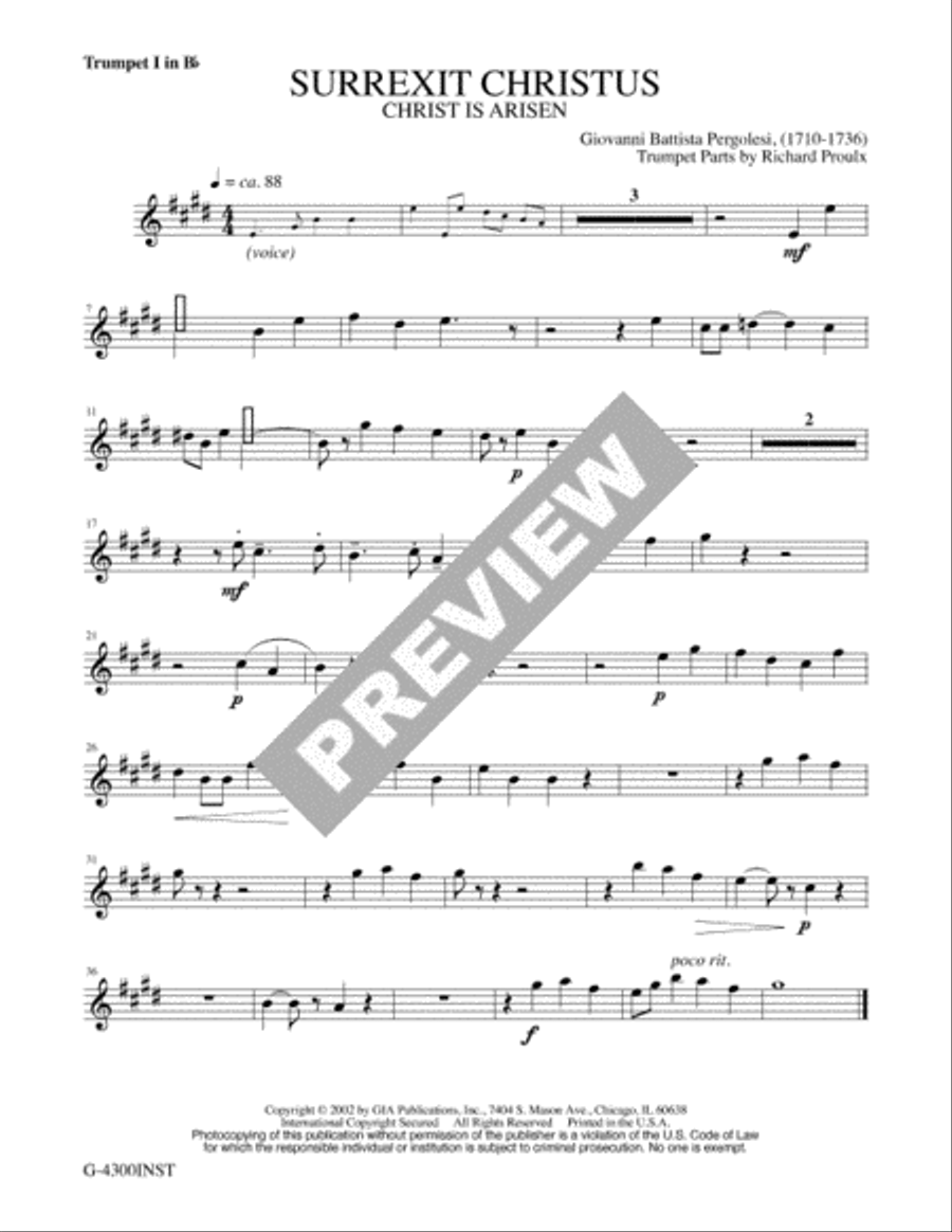 Surrexit Christus - Instrument edition Bassoon scores gallery preview page 2