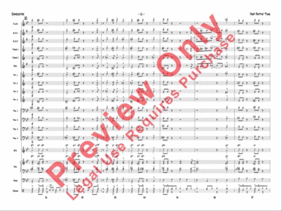 Foot Pattin' Time Foot Pattin' Time Jazz Ensemble scores gallery preview page 31