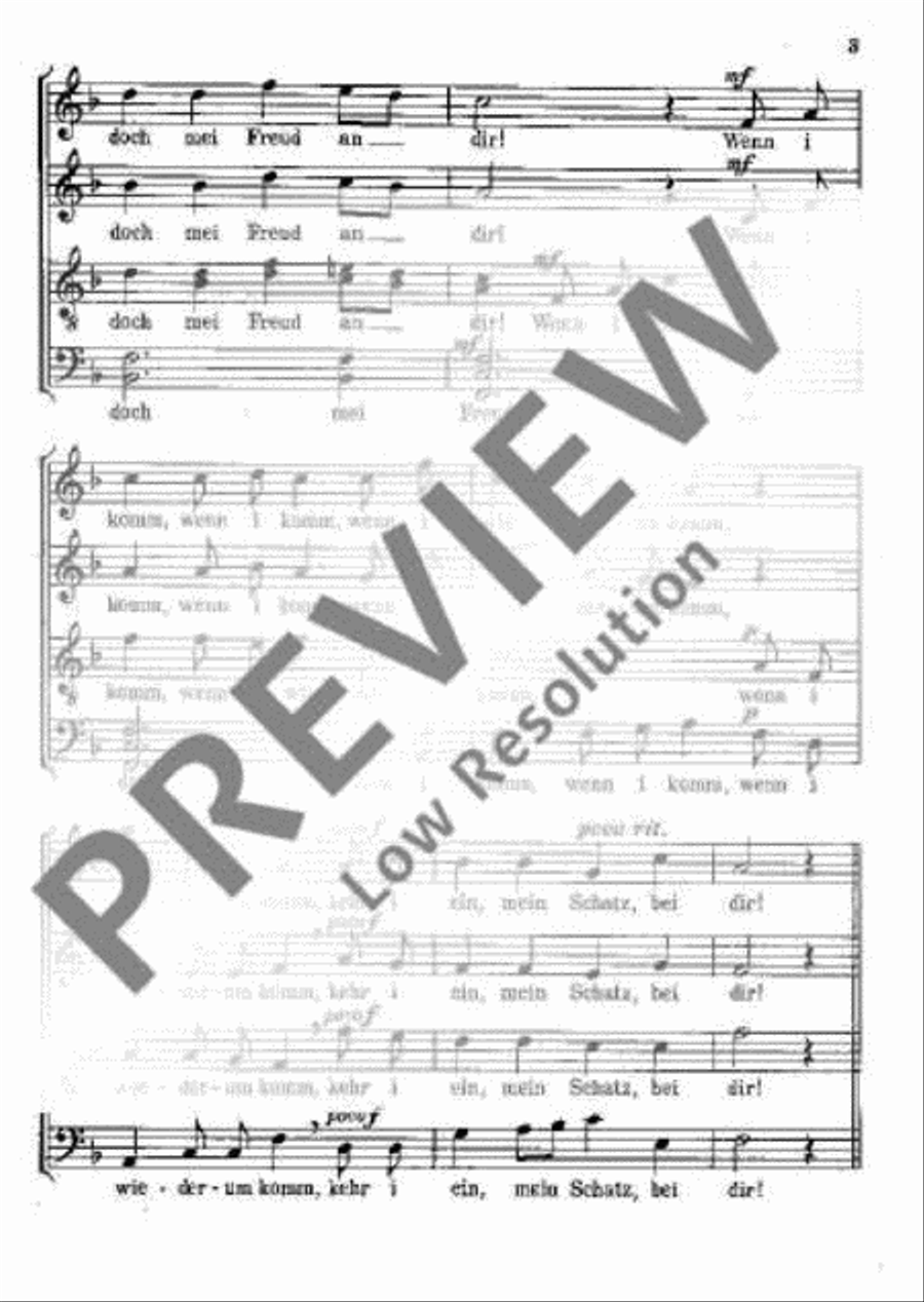 Muss i denn Muss i denn 4-Part scores gallery preview page 4