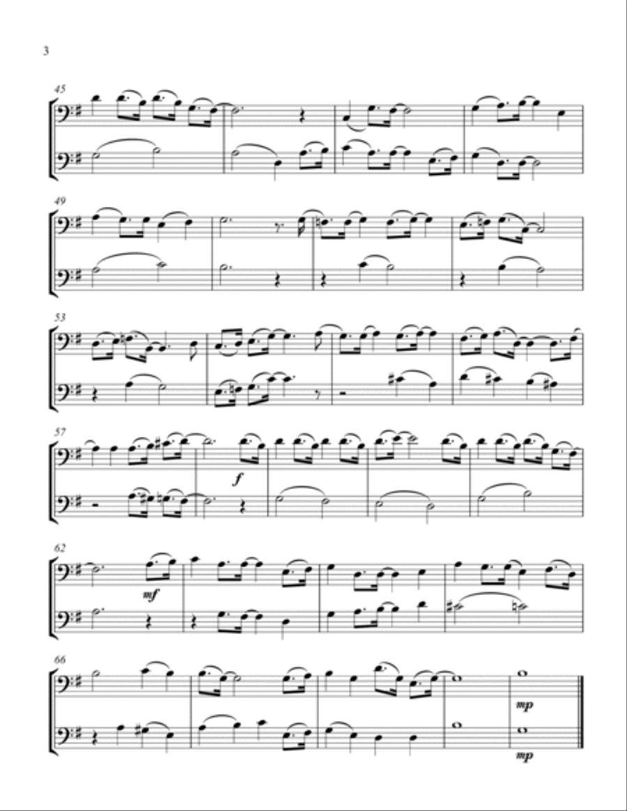 A Marshmallow World A Marshmallow World Trombone Duet scores gallery preview page 4