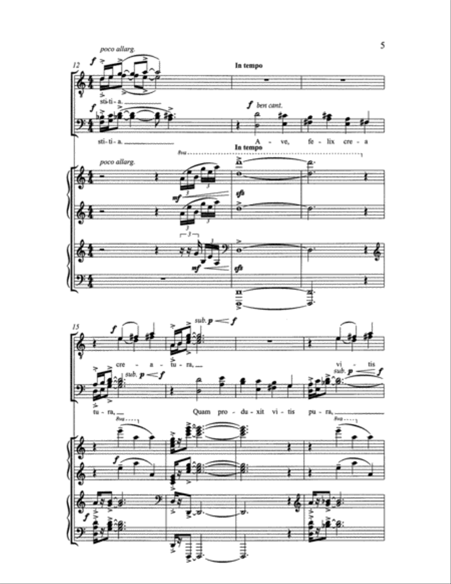 Carmina Juventutis: Drinking Song (Vinum bonum) TTBB scores gallery preview page 5