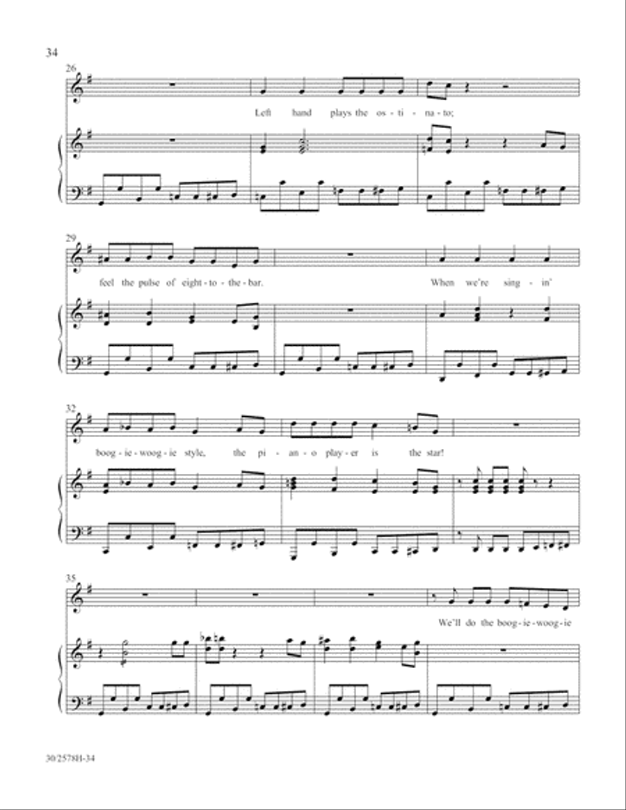 The World of Rhythm Unison Choir scores gallery preview page 35