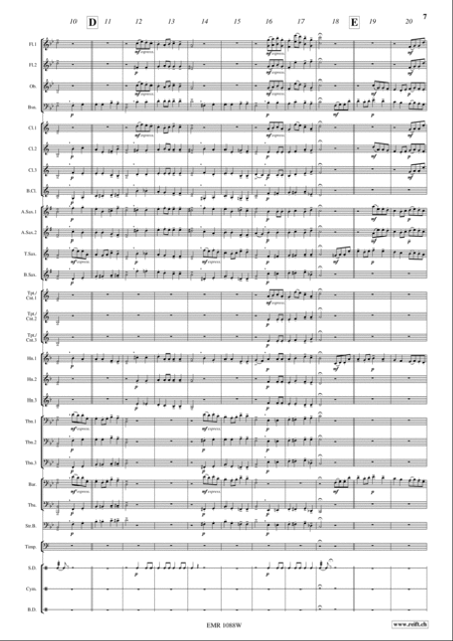 Gaudeamus Concert Band scores gallery preview page 8