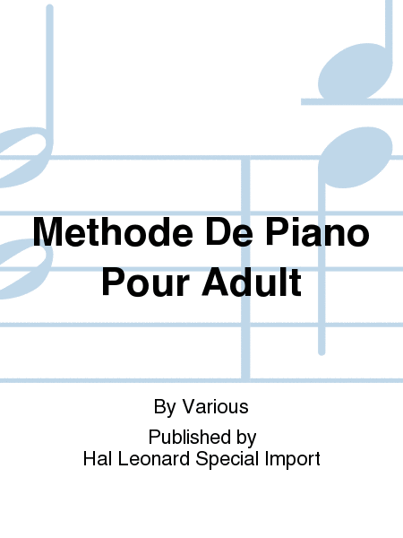 Methode De Piano Pour Adult