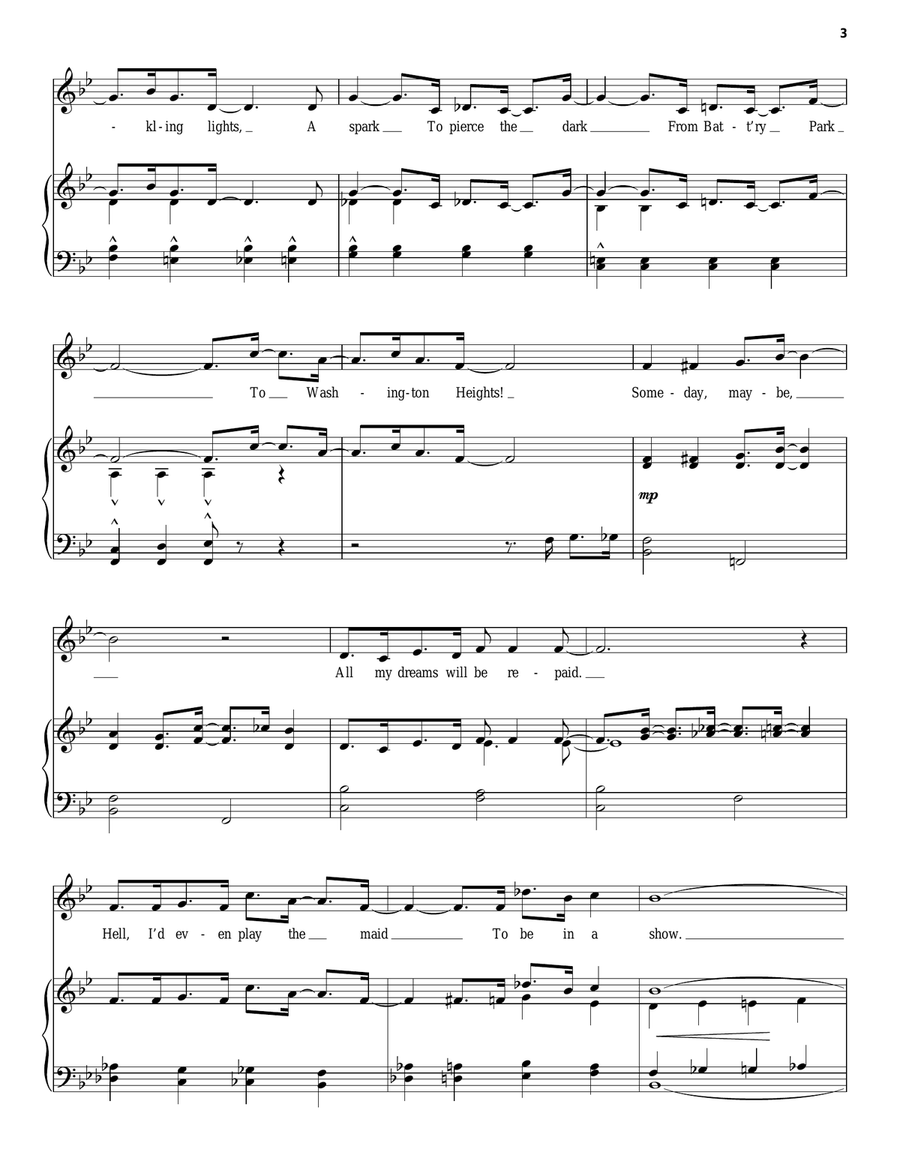 Broadway Baby Broadway Baby High Voice scores gallery preview page 3