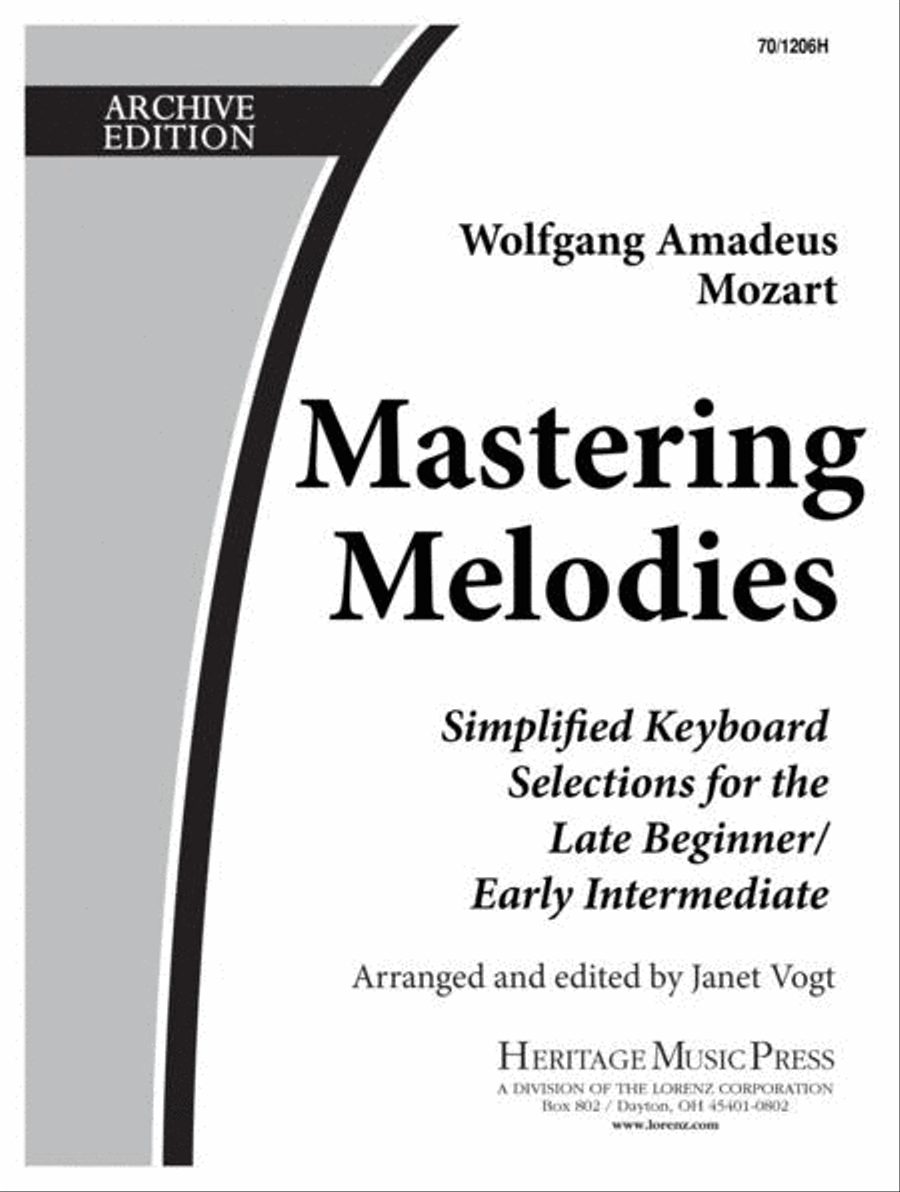 Mastering Melodies: Wolfgang Amadeus Mozart Piano Solo scores gallery preview page 1