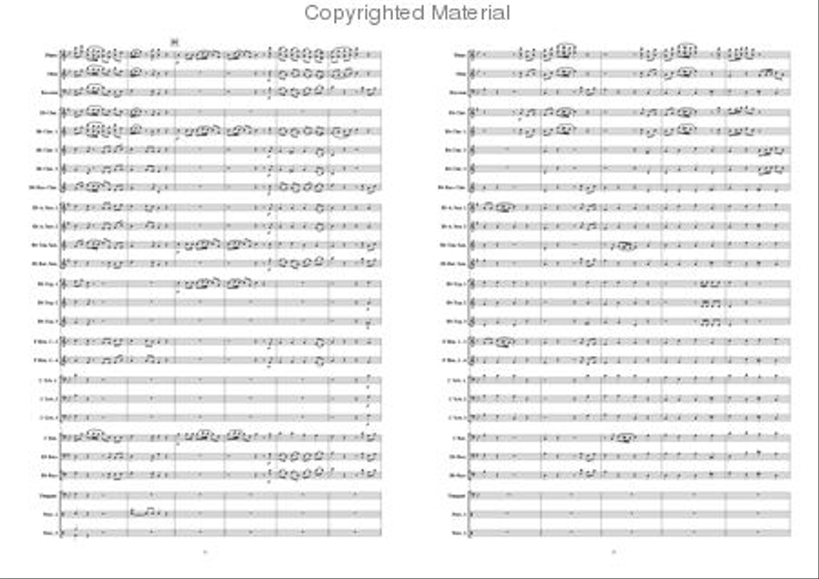 Samson Concert Band scores gallery preview page 12