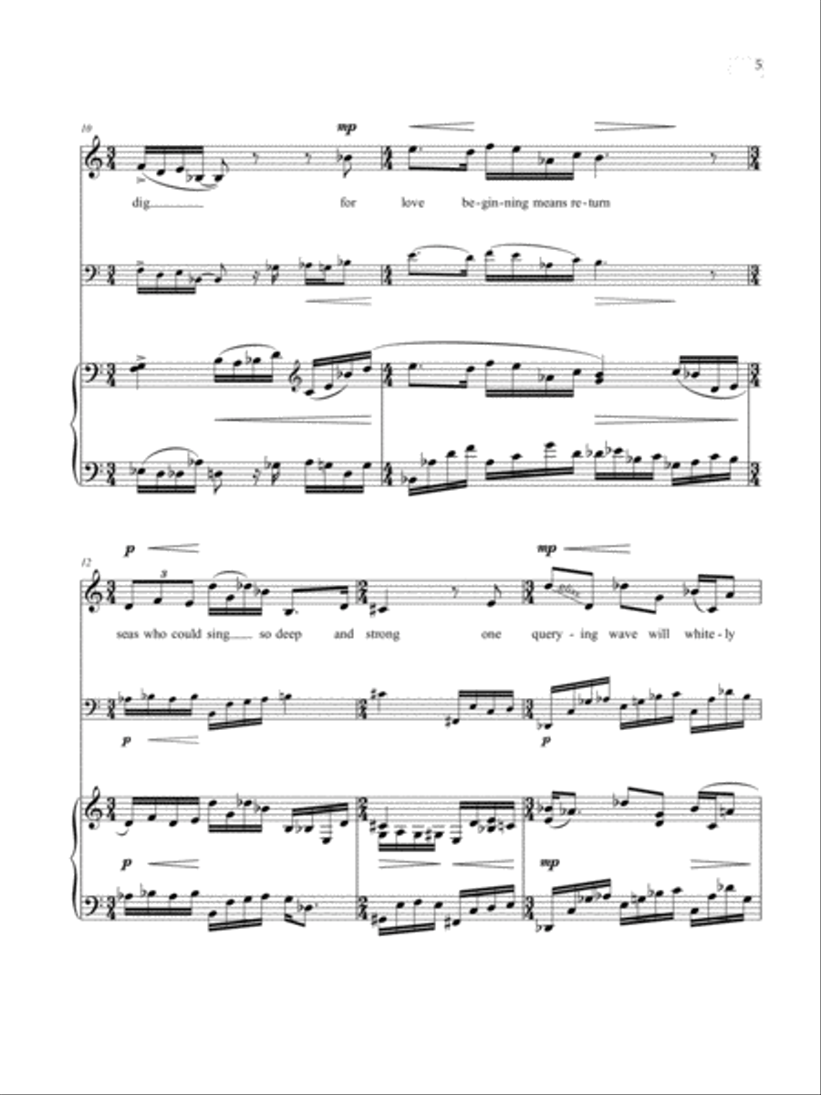 love is the every only god Soprano Voice scores gallery preview page 4