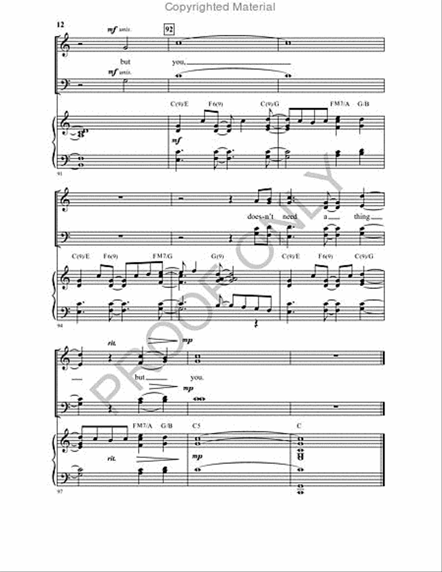My Romance 4-Part scores gallery preview page 12