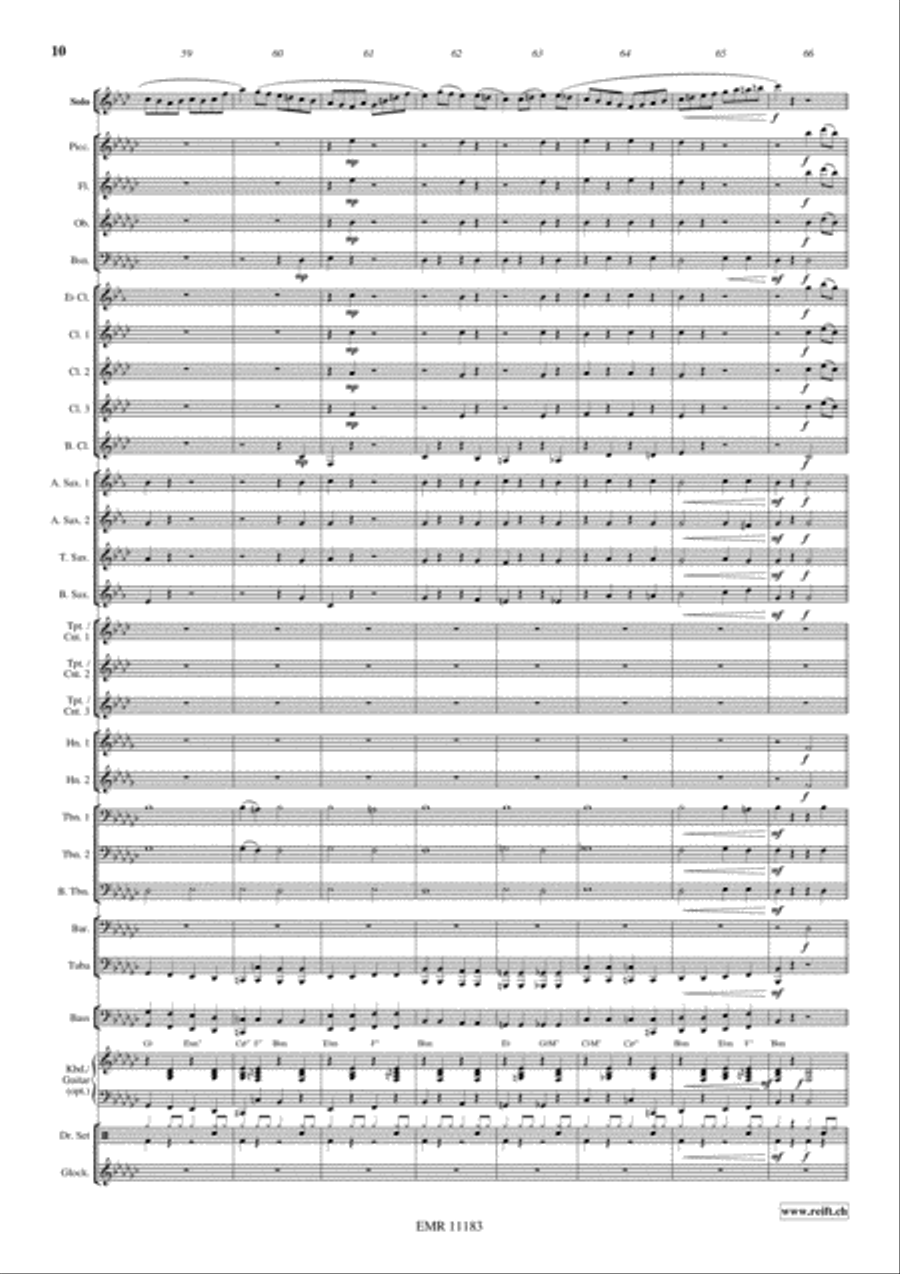 Badinerie Concert Band scores gallery preview page 11