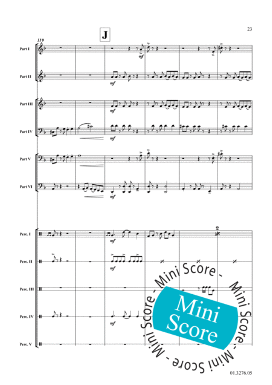 Festivo! Festivo! Concert Band scores gallery preview page 27