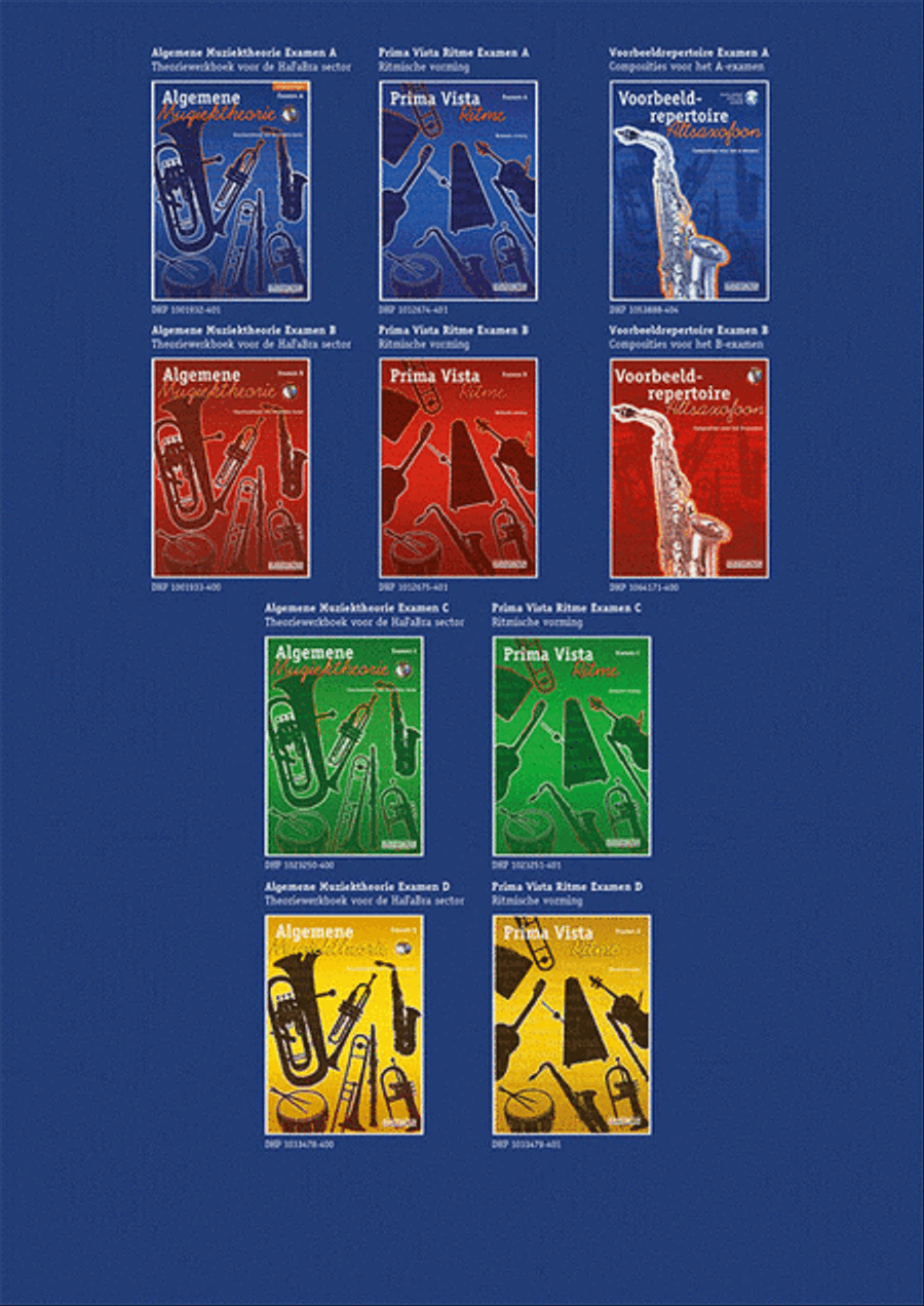 Voorbeeldrepertoire A Alto Saxophone scores gallery preview page 2