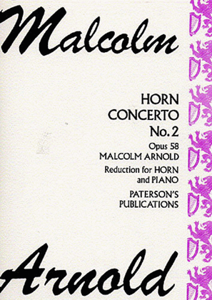 Book cover for Horn Concerto No. 2, Op. 58