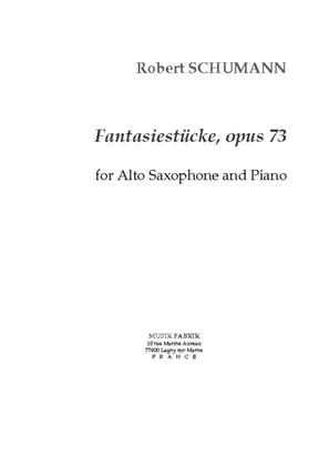Book cover for Fantasiestucke, Opus 73