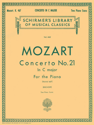 Book cover for Concerto No. 21 in C, K.467