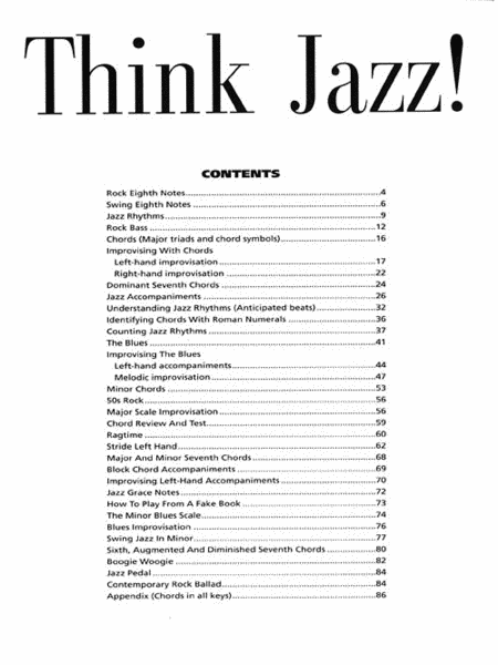 Think Jazz!