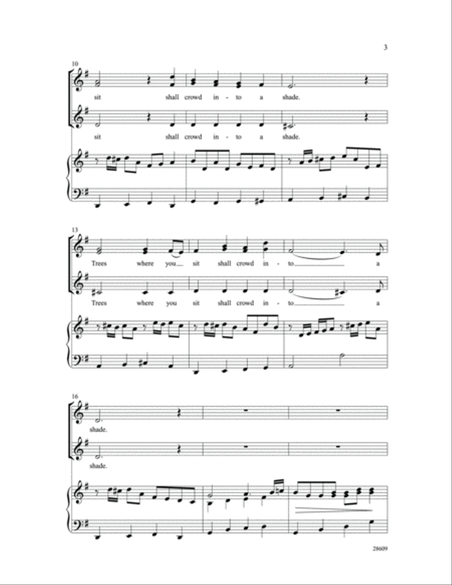 Where'er You Walk Women's Choir scores gallery preview page 3
