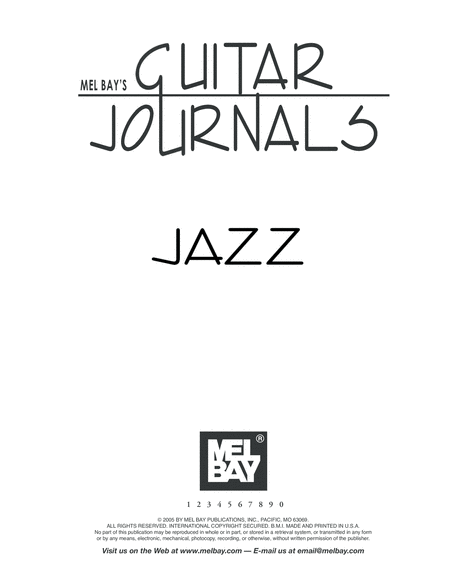Guitar Journals - Jazz image number null