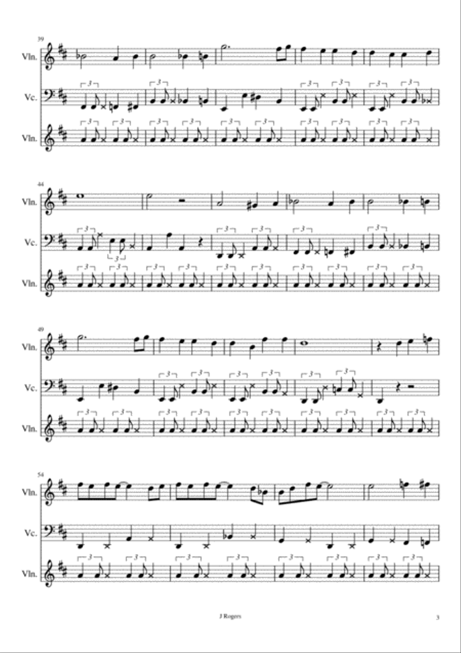 We'll Meet Again - String duo - Violin & Cello String Duet scores gallery preview page 3