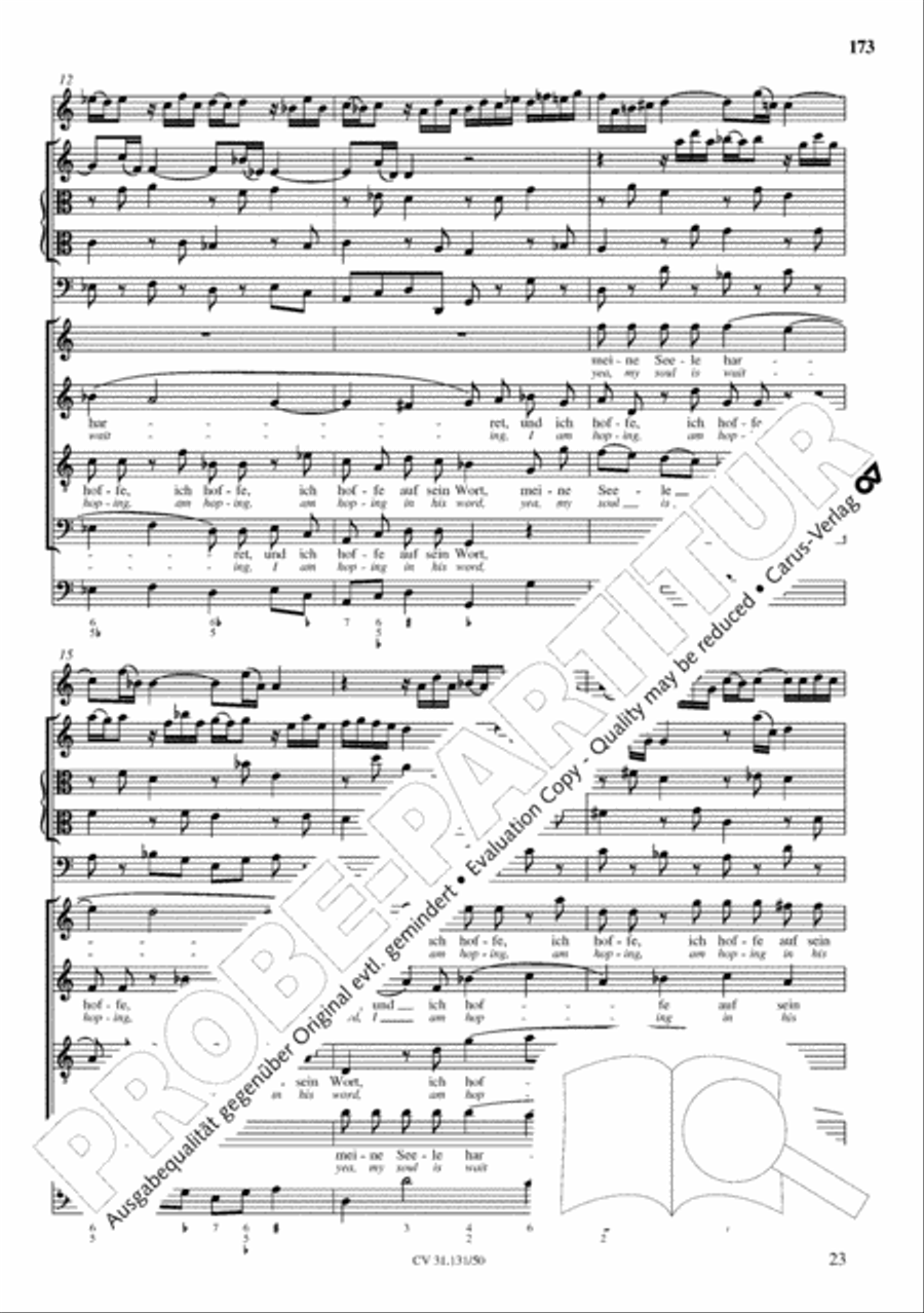 The Complete Sacred Vocal Works (Das geistliche Vokalwerk) Voice scores gallery preview page 174