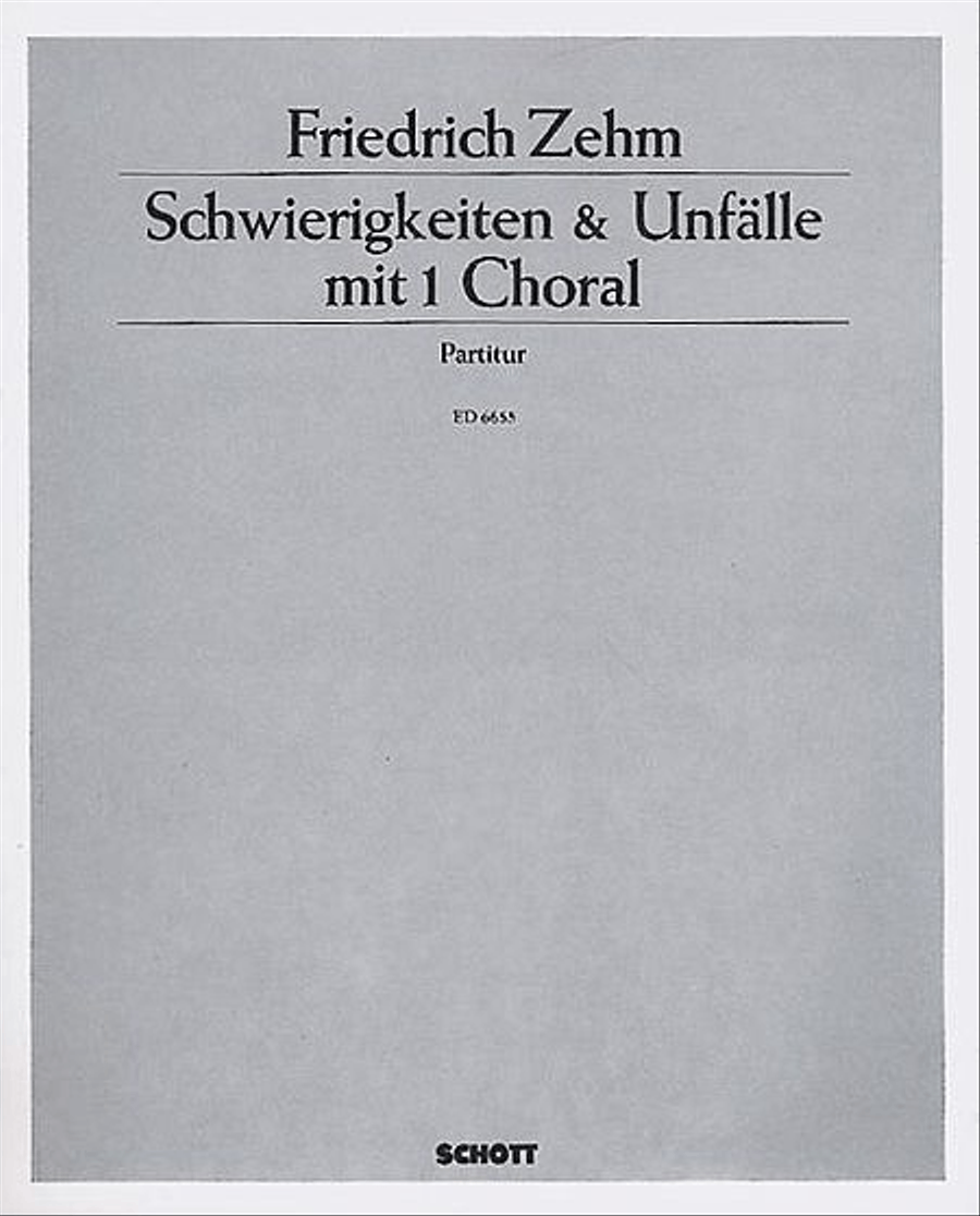 Schwierigkeiten und Unfalle mit 1 Choral Woodwind Ensemble scores gallery preview page 1