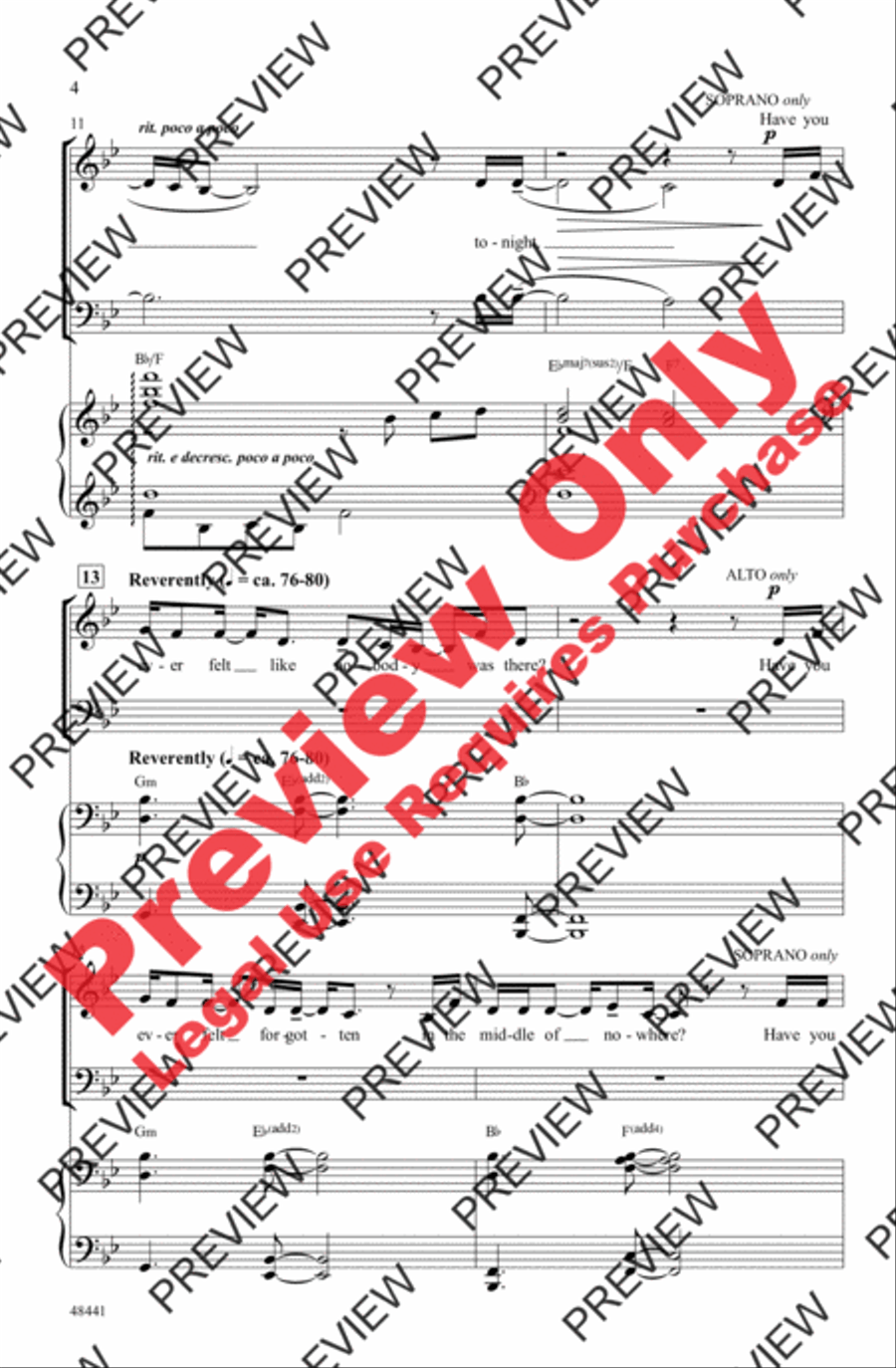 Found/Tonight 3-Part scores gallery preview page 4