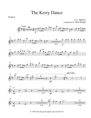 Kerry Dance (String Orchestra) Violin I part